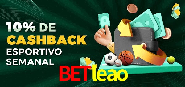 10% de bônus de cashback na betleao